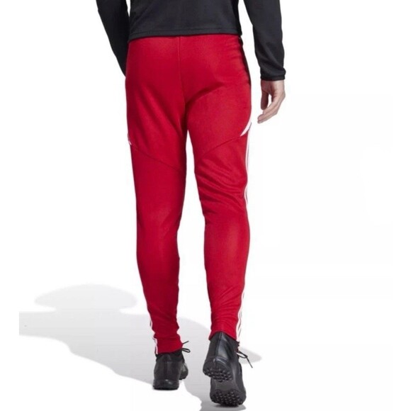 Size L adidas Tiro 24 Men’s Soccer Track Jogger Pants IV7264 Red/White NEW - Picture 3 of 4